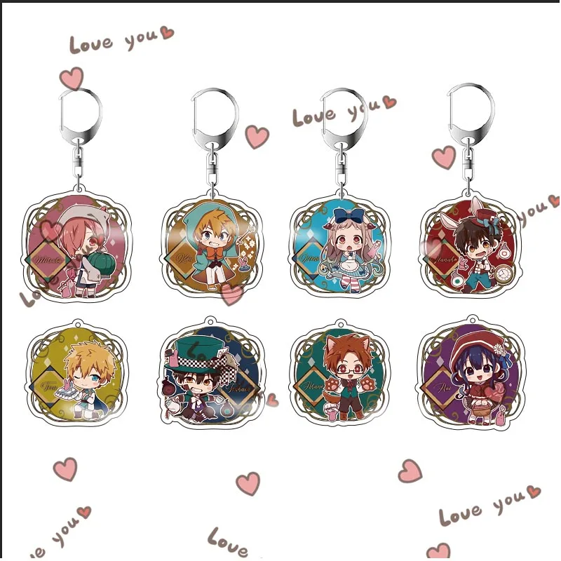 

Anime Yugi Keychain Pendant Q Version Yashiro Acrylic Figure Ornaments Animation Derivatives Peripheral Products Model Toys