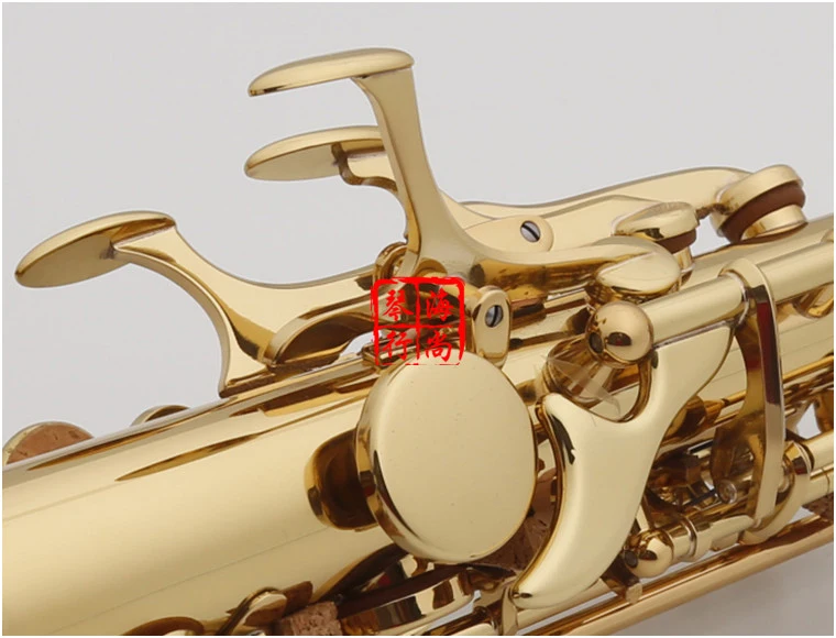 BULUKE изогнутый саксофон сопрано s-991 золотой лак Sax Музыкальные инструменты
