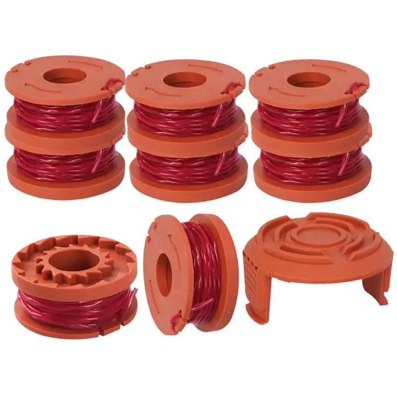 10 шт. газонокосилка Замена Наборы трава мотокосу катушка линия Кепки крышка с