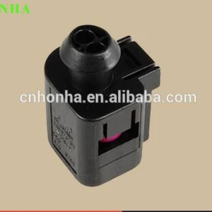 1J0973702 PA66 черный 2 Way Герметичный Женский 1,5 мм разъем жгута проводов