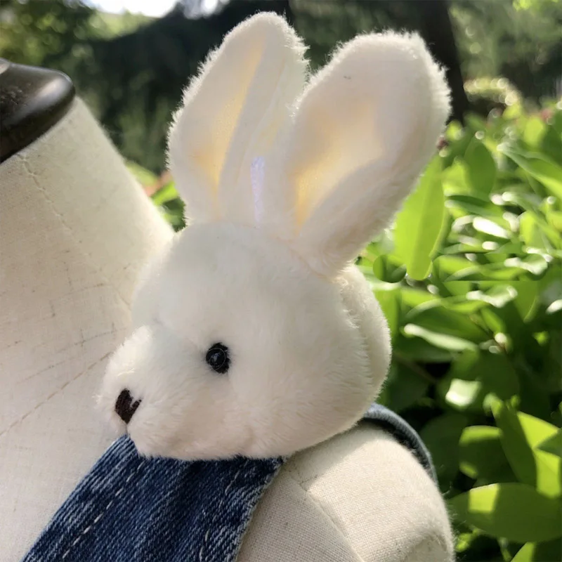 50 шт./лот Kawaii Mini 7 5 см плюшевые игрушки кролик голова мягкие животные Маленькая