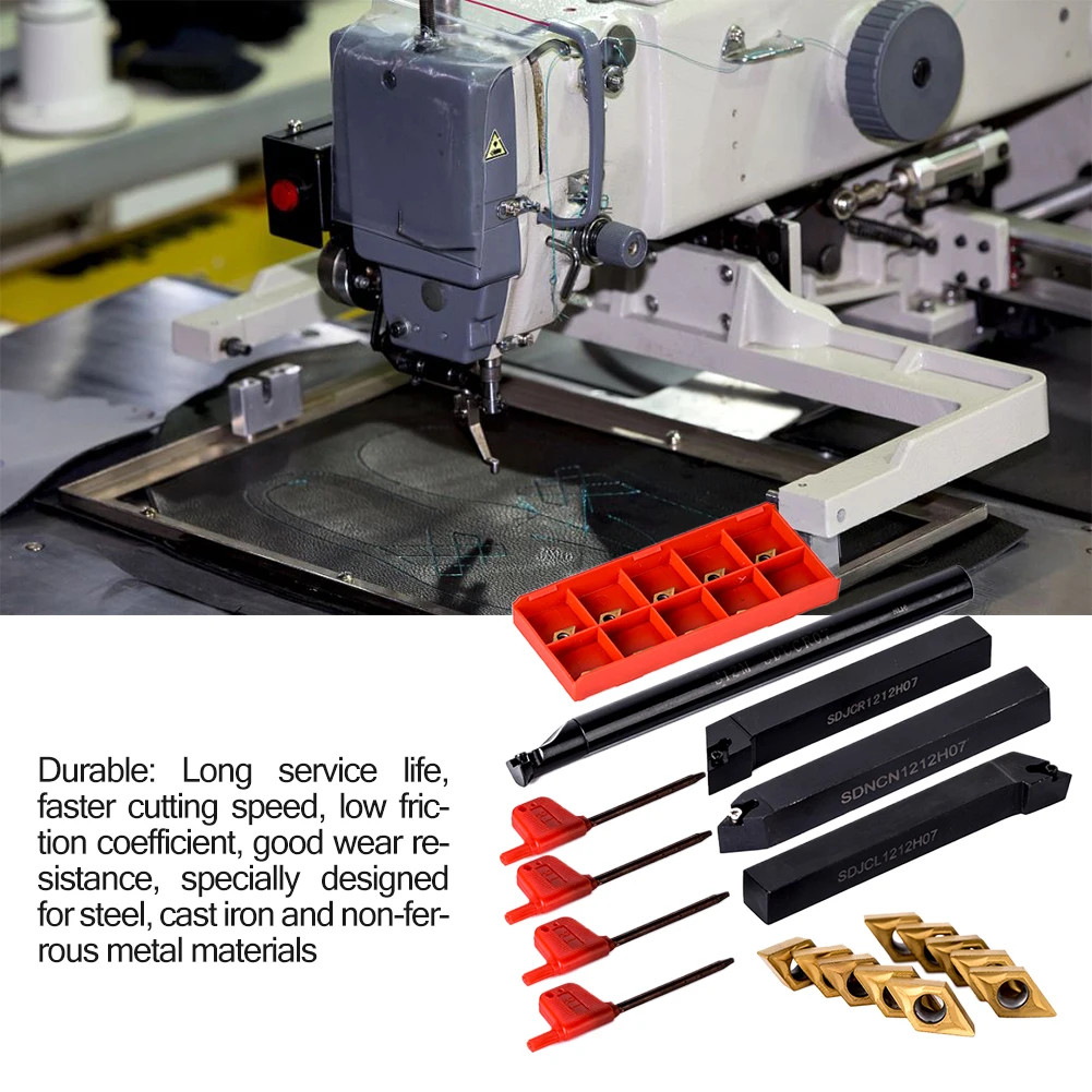 

Internal Rotating Boring Bar With Insert Turning Tool Set Non Porous Rod Processing Steel Holder Professional Cemented Carbide