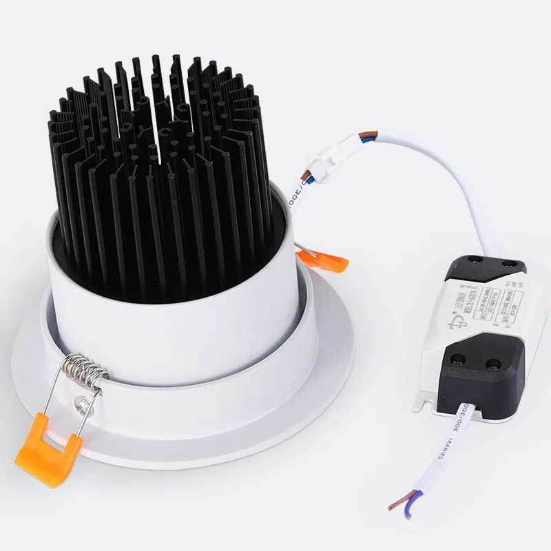 Светодиодный потолочный точечный светильник COB 3 Вт 5 7 12 15 20 30 40 Светодиодная лампа