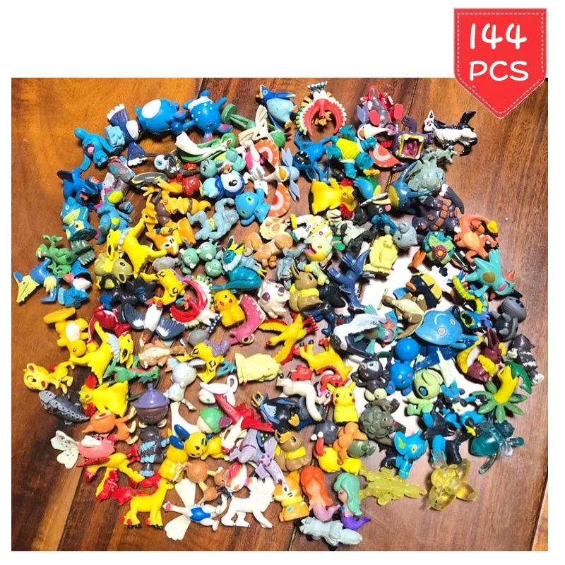 

24/48/72/96/120/144Pcs Pokemon Action Figures Anime Kids Toys Kawaii Boys Toys Children Best Pokemon Toys Exquisite