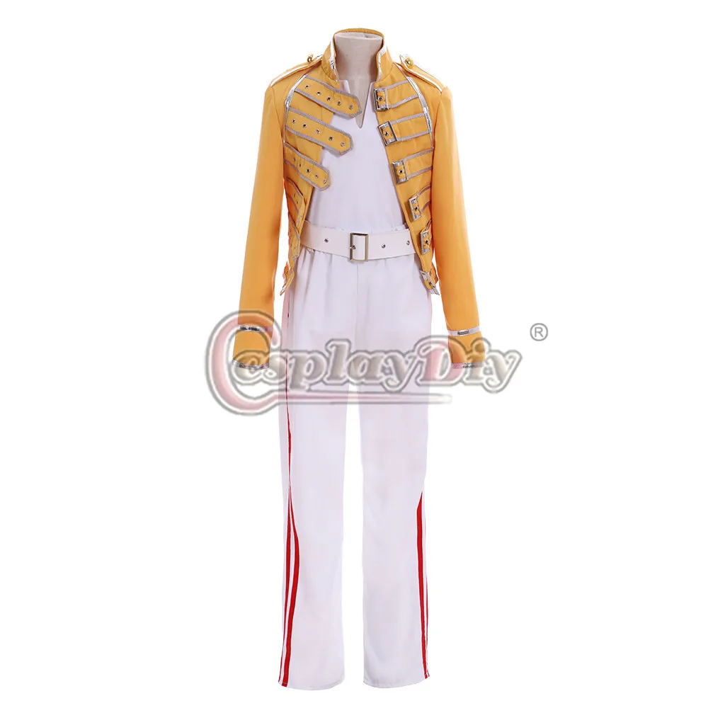Косплей diy королева свинцовый вокал Freddie Mercury костюм косплей рок звезда Фредди
