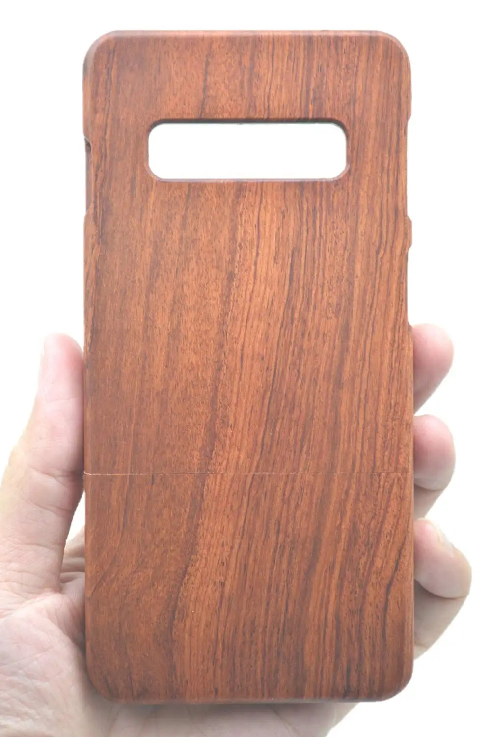 

LYBALL Stylish Carved Pattern Wooden Case for Samsung Galaxy S10 Premium Quality Handmade Natural Real Wood Hard Case Back Cover