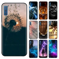 for samsung galaxy a7 2018 case soft silicon tpu back phone cover for samsung a7 2018 a750 a750f cartoon bumper cases 6 0 inch