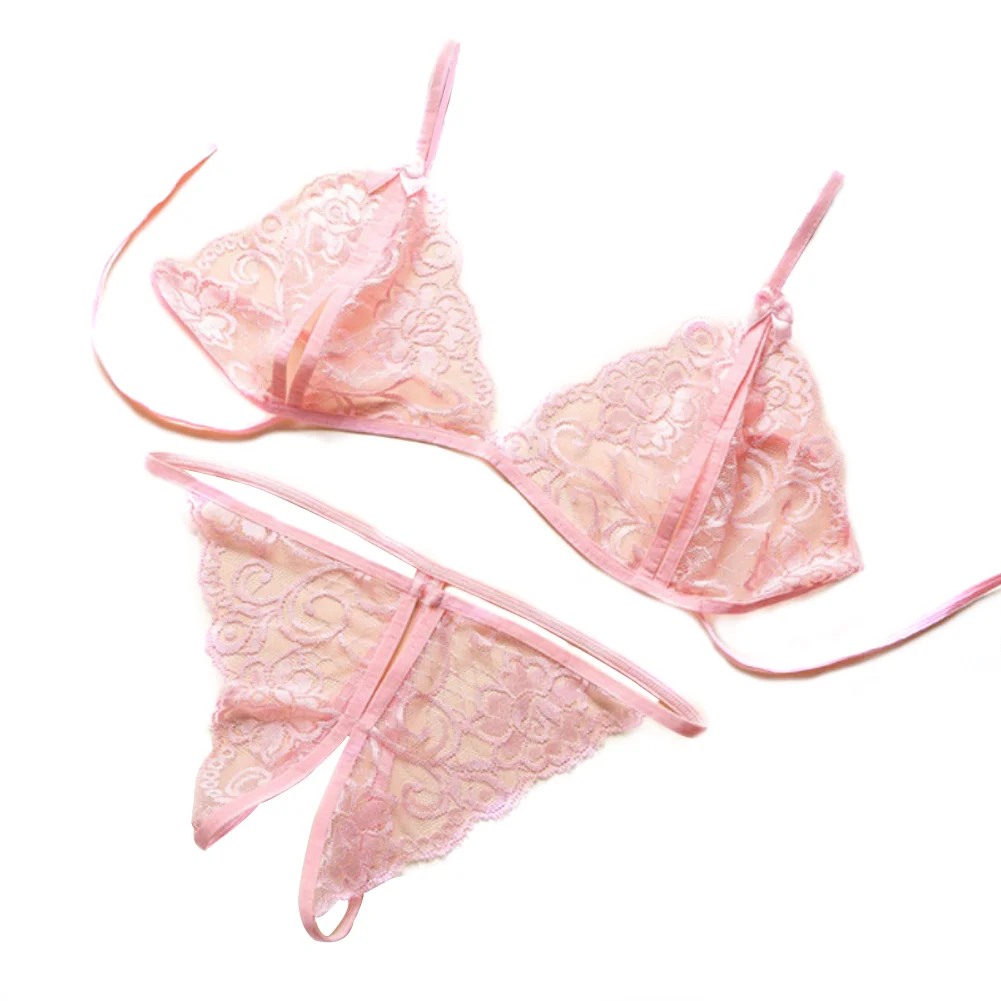 Женские сексуальные экзотические комплекты 2019 кружевное Прозрачное нижнее