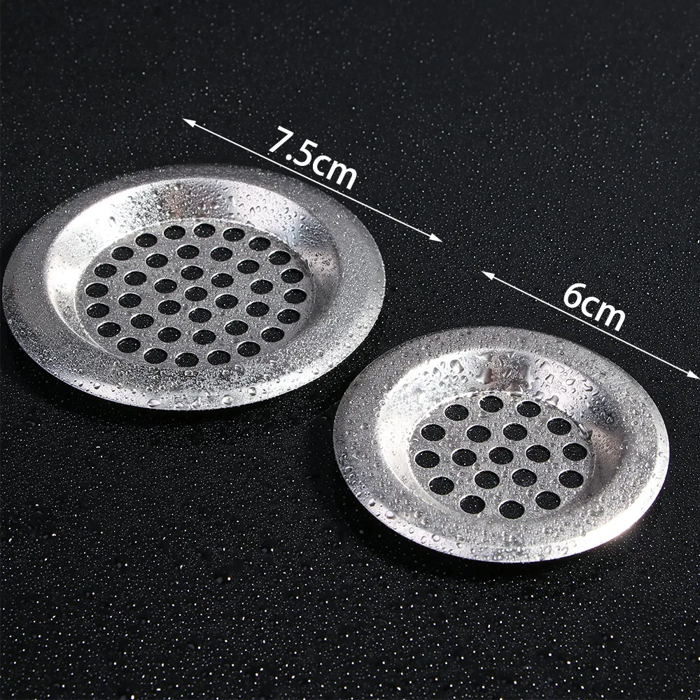 

1 Pc Mesh Sink Strainer Drain Sink Filter Stainless Steel Kitchen Food Rice Sink Stopper Bathtub Hair Catcher Colander Strainer