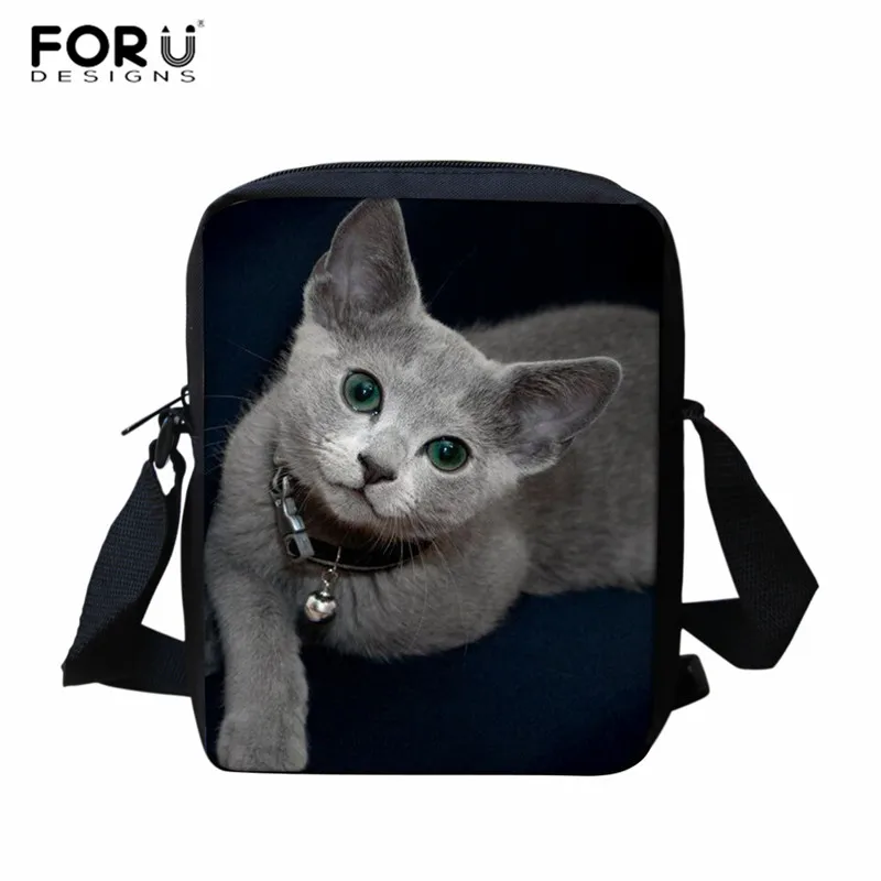 XD1009E FORUDESIGNS/женские сумки через плечо с объемным животным котом, дизайнерские сумки через плечо с пандой для девочек, женские мини сумки через плечо - Цвет: XD1009E