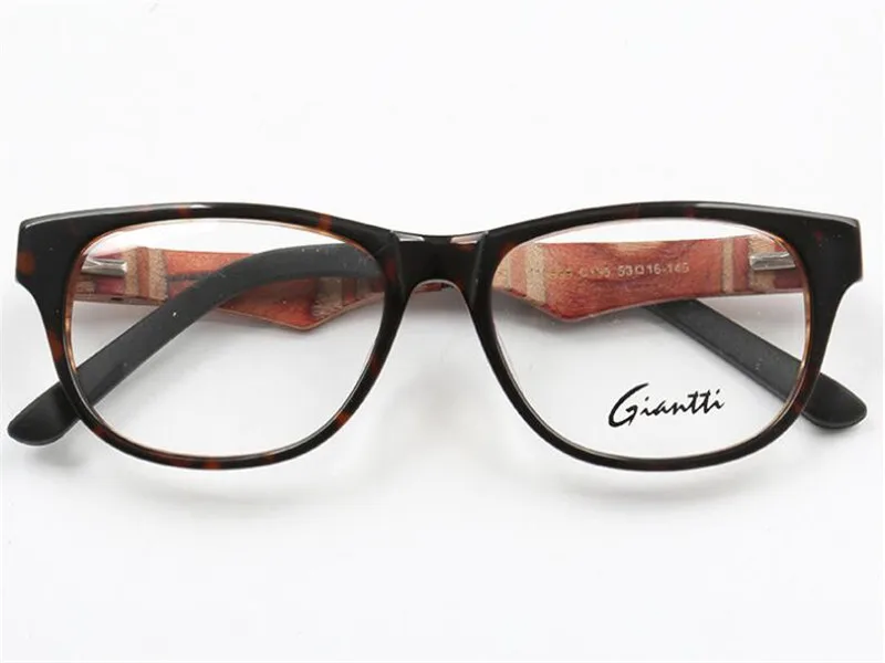

Vintage Wood Temple Acetate Glasses Frame Unisex Progressive Multi-focal Lens Optical Eyewear See Near Far Reading Eyeglasses