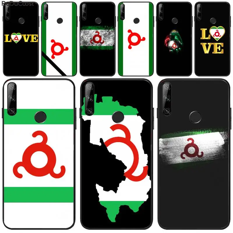 

Slok Ingushetia Flag Phone Case For Huawei Y5 Y6 Y7 Y9 Prime Pro II 2019 2018 Honor 8 8X 9 lite View9