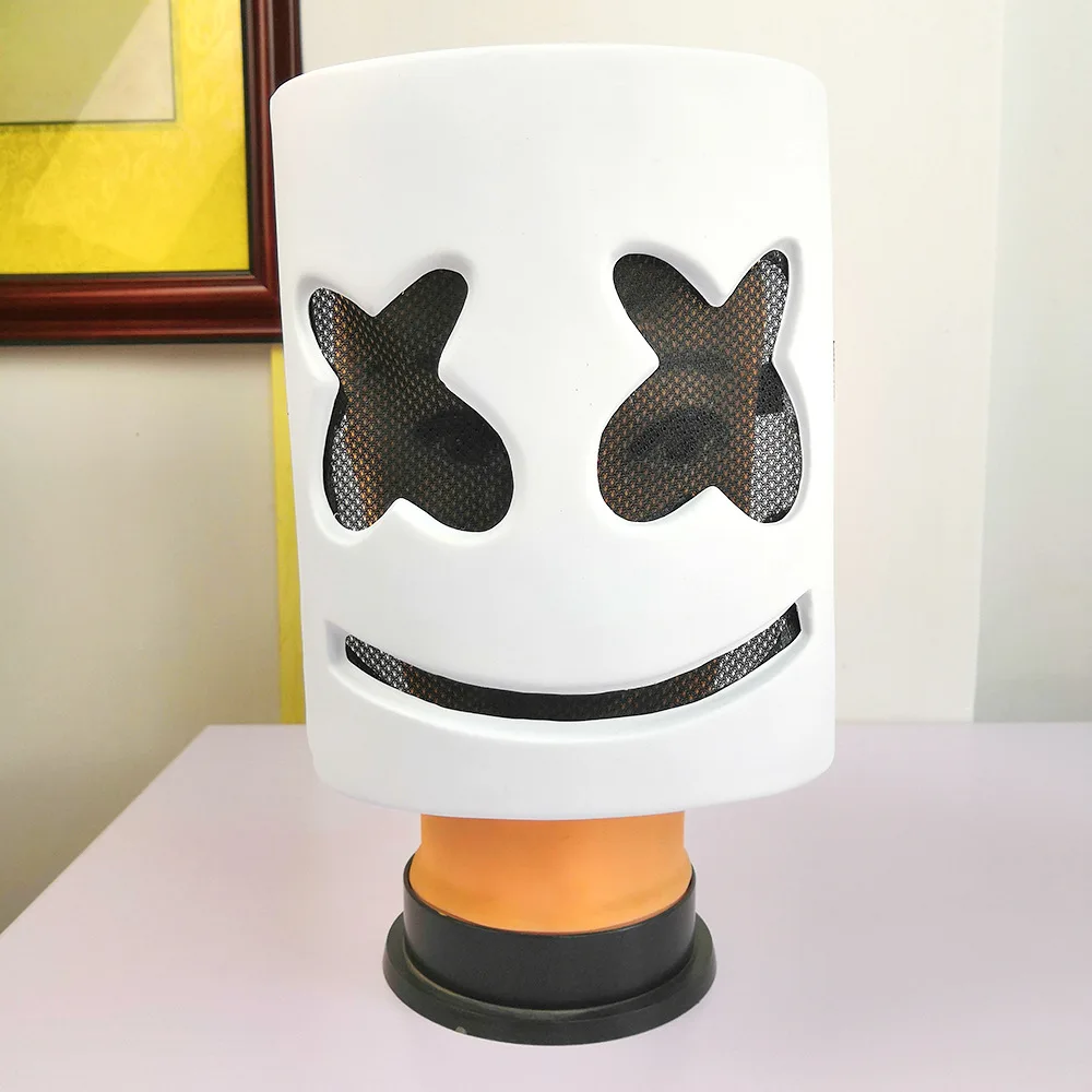 Официальная авторизация DJ Spun sugar настоящий шлем Косплей Marshmello ослепительные огни