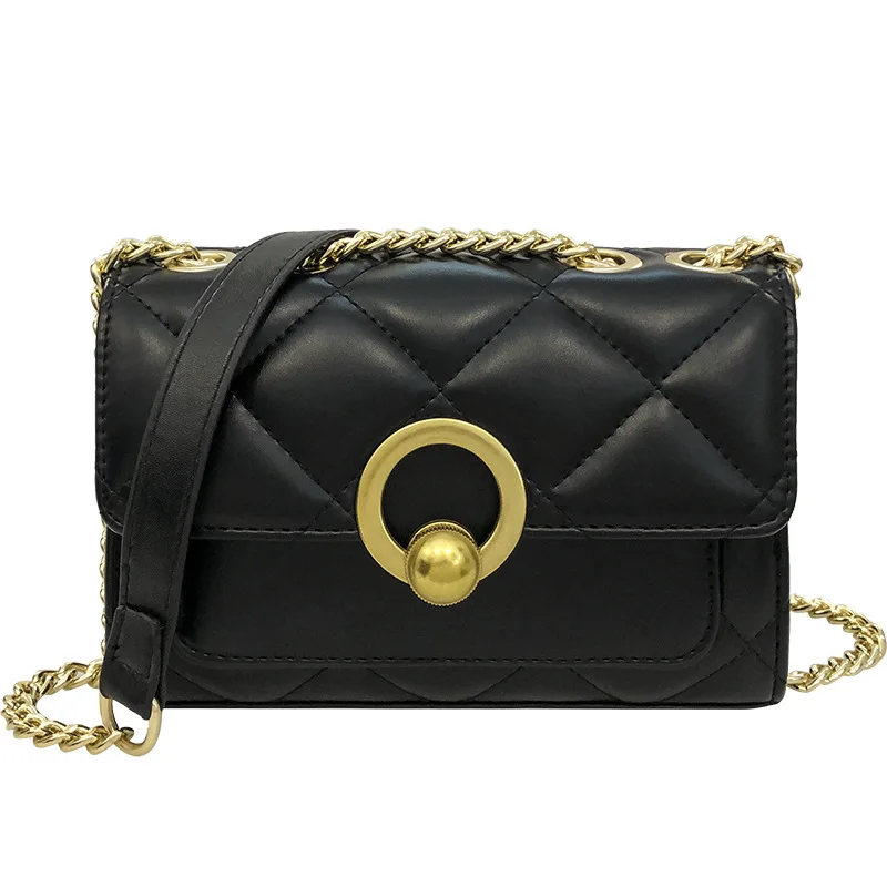 

Female bag 2021 summer new net red texture female bag fashion popular all-match rhombus chain messenger bag fashion lady shoulde