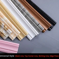 3d foam waist line stereo thickening self adhesive decorative frame skirting line tv background wall frame ceiling edge strip