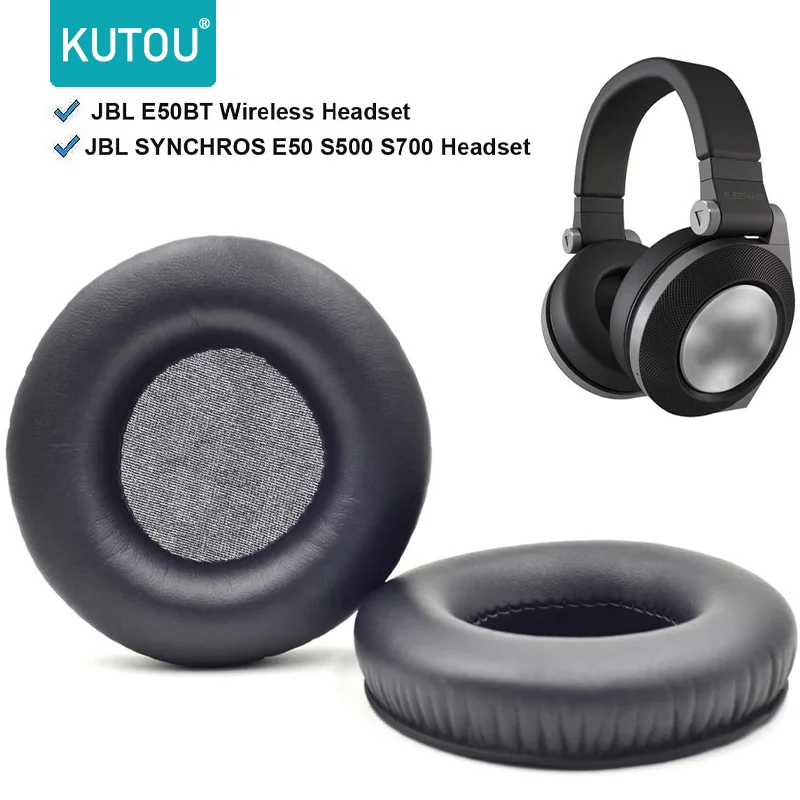 

Replacement Earpads Ear Pad Cushion Cover Compatible with JBL Cuffle Synchros S500 S700 E50 E50BT Wireless Headphone Earmuffs