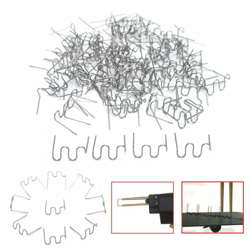

Gray Hot Staples 600106 Wave For Plastic Stapler Repair Welder Stainless steel 0.6mm
