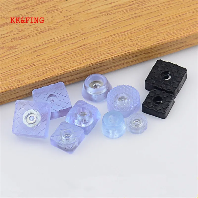 KK & FING 10 шт. мягкие прозрачные Нескользящие подушечки для ножек стола или стула