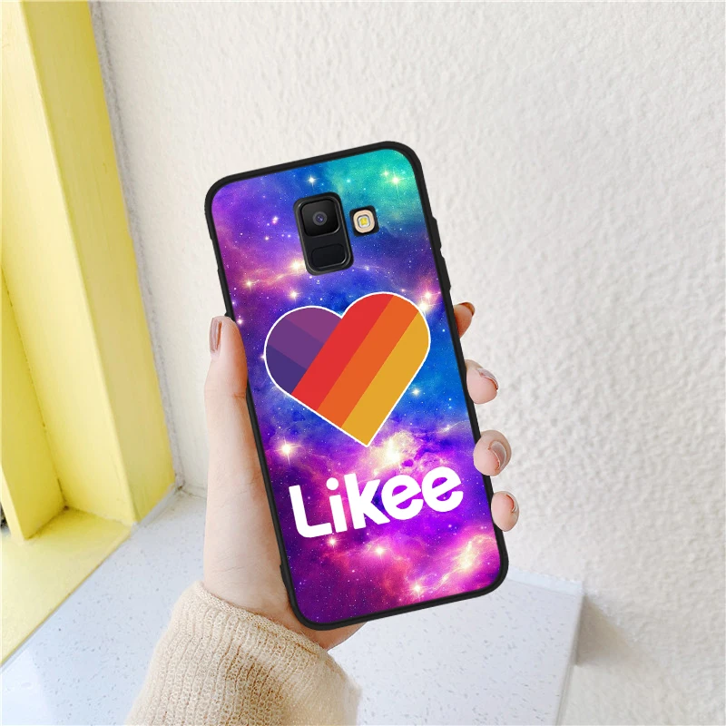Funny Likee Cute Cat Rabbit Love Heart Phone Case For Samsung A5 A7 J5 J7 2017 A8 A6 Plus 2018 A9 J4 J6 J8 J4Plus J6Plus | Мобильные