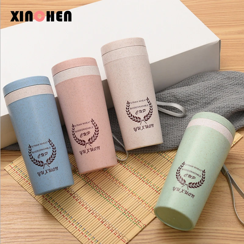 Портативная чашка из пшеничной соломы с двойным ароматом пшеницы креативная