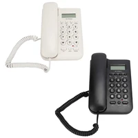 mini telephone kx t076 wired english landline home office telephone uk telephone line with random color home phone telephone