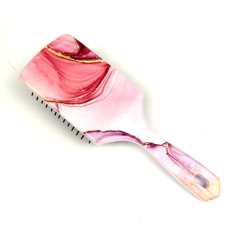 Новый мраморный причесочный расчесатель для волос с массажем, без узлов, красота и инструменты.