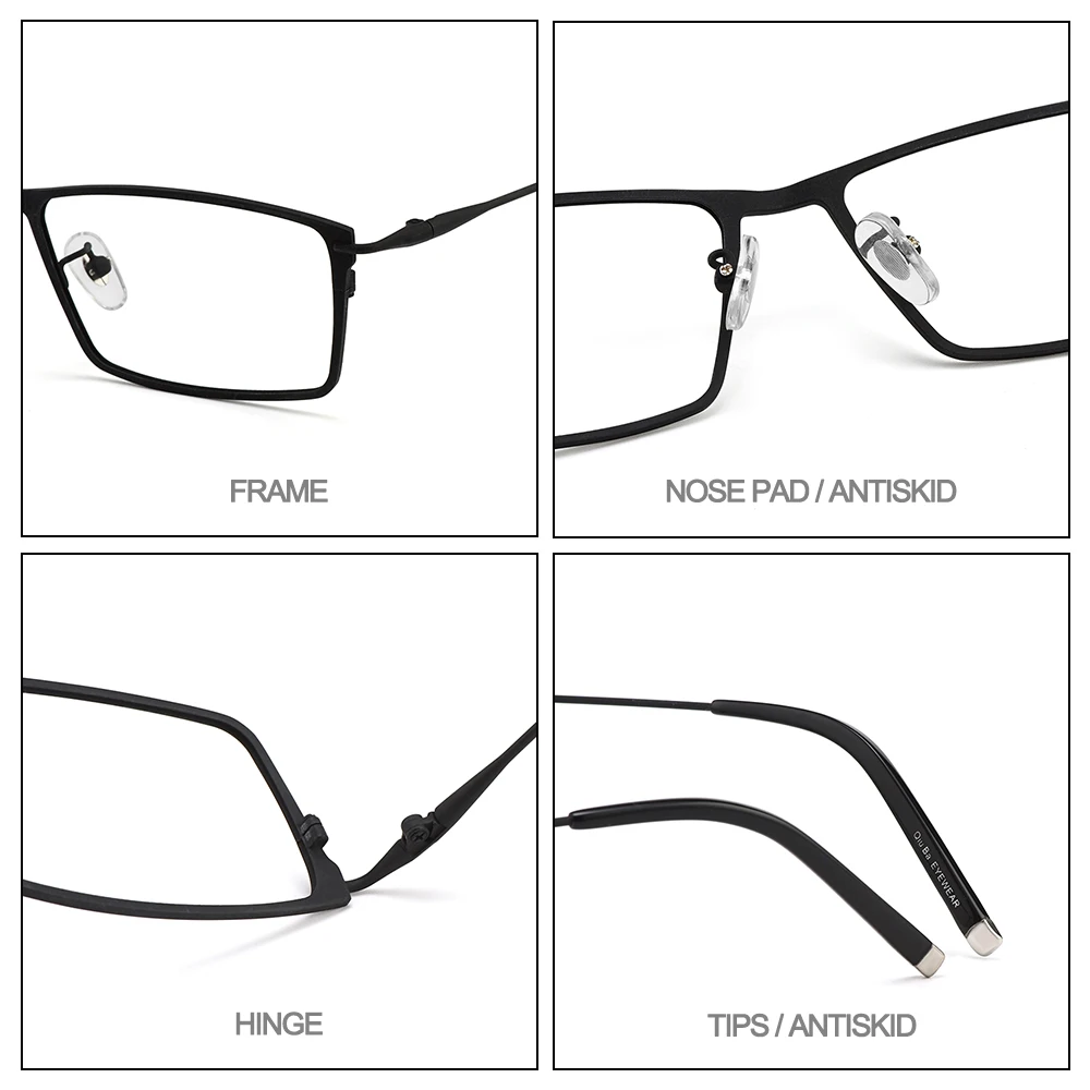 

Men Business Full Rim Ultralight Titanium Alloy Eyeglasses Frame For Prescription Spectacles IP Electroplating S6602