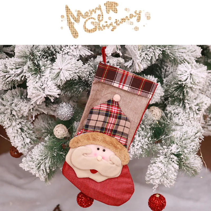 

Santa Pants Christmas Candy Bags Wine Stocking Bottle Gifts Bag Xmas Decors