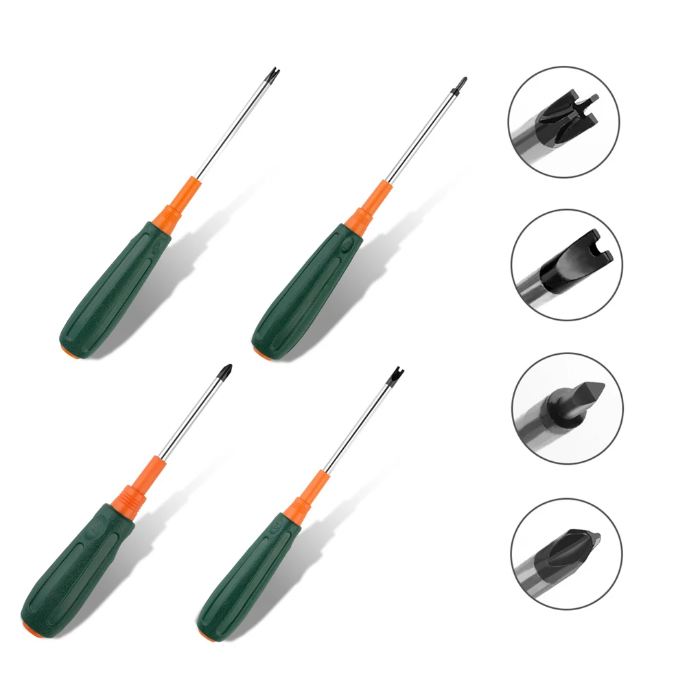 

4PCS Установить специальную форму розетки Специальный U-образный Y-образный треугольная отвертка Клееная ручка Утопленный Groove