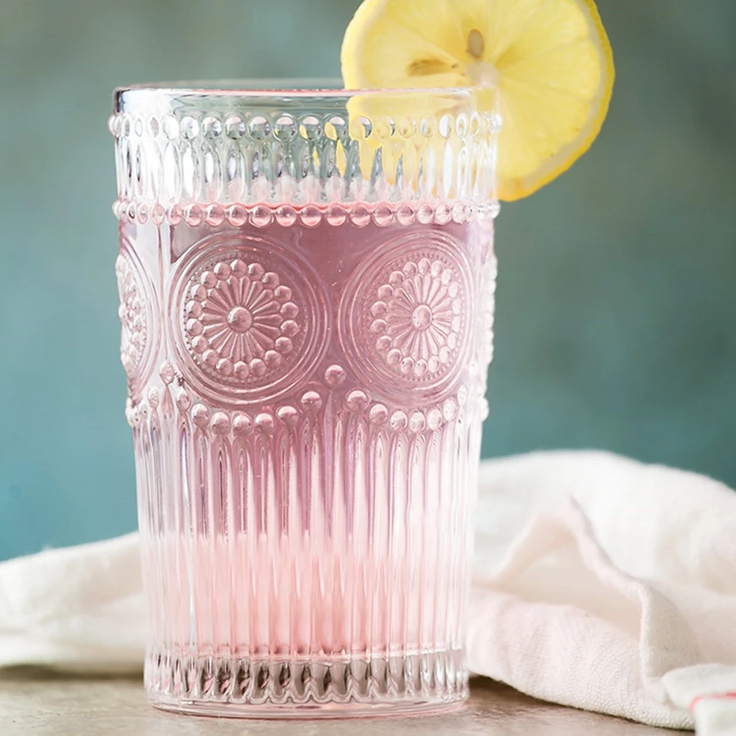 

Glass Cup Coffee Mug And Cups Thermal Glass Coffee Cups Travel Mug Friends Gift Kitchen Water Glass Textured Sunflower Juice Cup