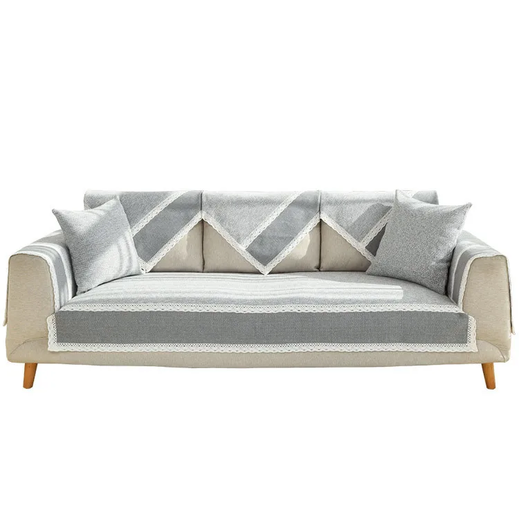 Высококачественный однотонный чехол на диван полотенце диванная подушка