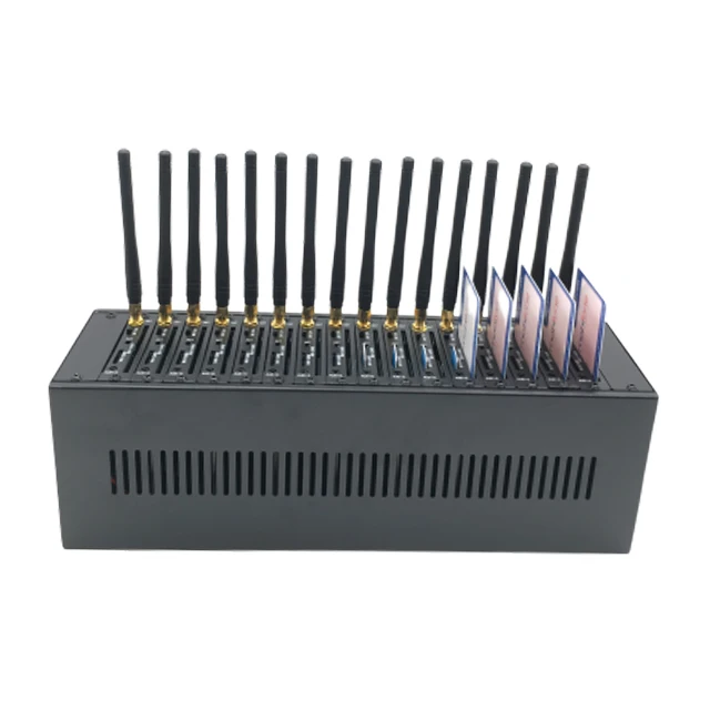 

Fast Speed Driver USB Cheap Price Free Bulk SMS API/SMPP GSM 2G Gateway 16 SIM Cards Slots Modem