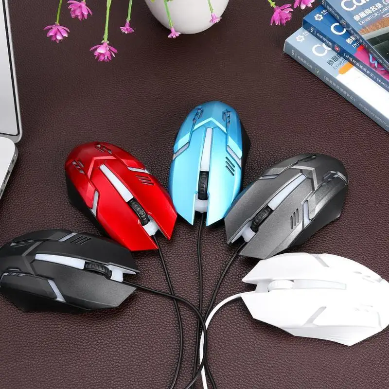 X7 1200 dpi светодиодный оптическая мышь 3 кнопки Проводная игровая USB геймер