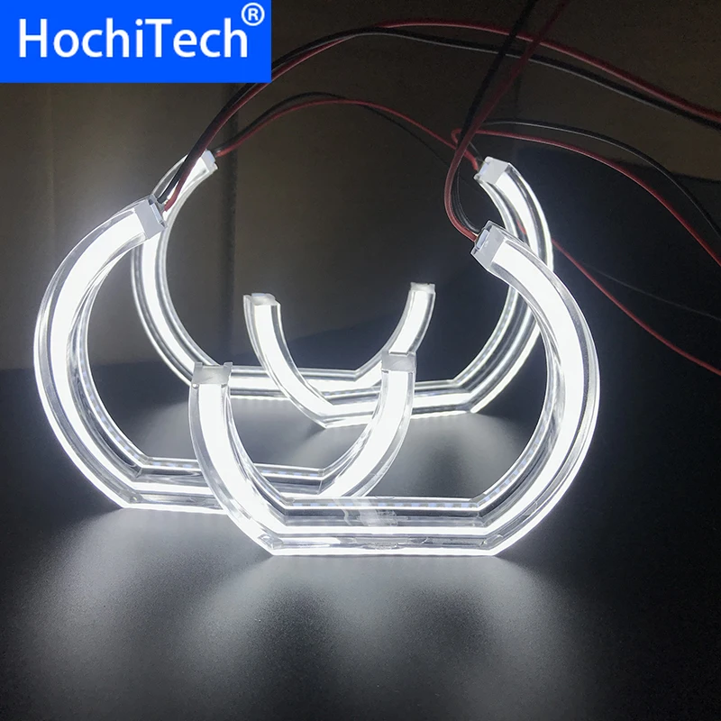 

For BMW 3 Series F30 F31 F34 2012-up halogen headlight Car styling High Quality DTM Style White Crystal LED angel eyes