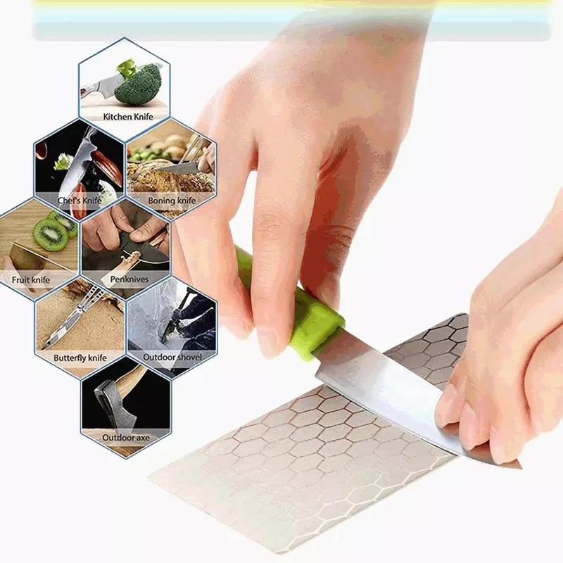 

Knife Sharpener Honeycomb Sharpening Blade & Suitable for Grinding Garden Tools and Woodworking Tools