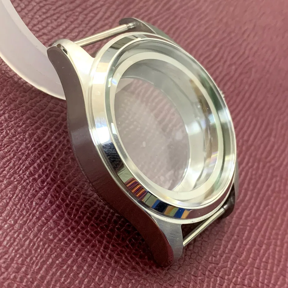 Часы с сапфировым стеклом японским часовым механизмом NH35 диаметром 40 мм чехол из