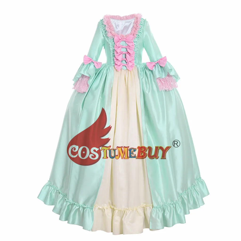 Costumebuy викторианская Мария Антуанетта Rococo колониальные грузинские Бальные