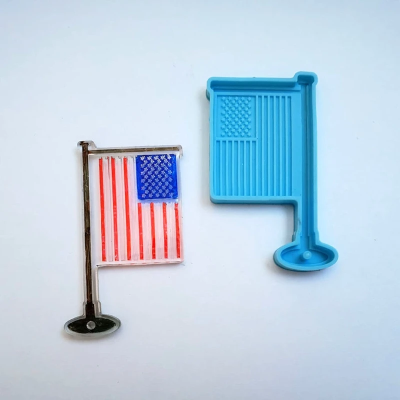 Силиконовая форма для подвески День независимости США | Украшения и аксессуары