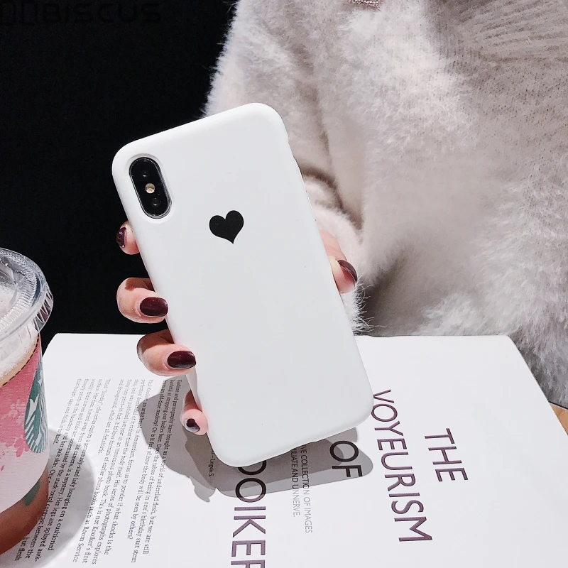 Чехол карамельного цвета с сердечками для iPhone 11 Pro 12 Mini XR XS X Xs Max чехол телефона 8 7 6