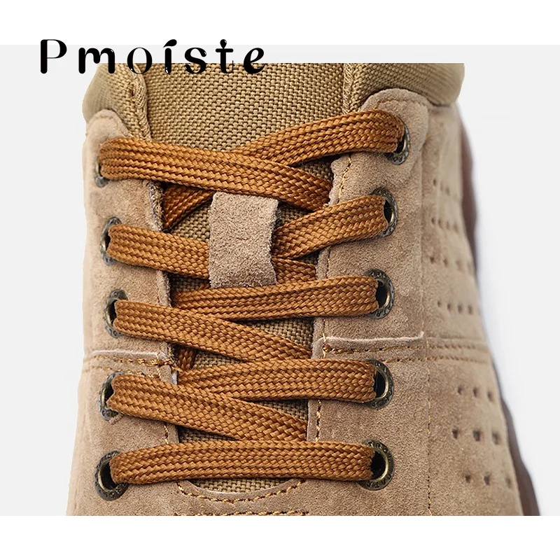 

Large Size 55-56 Air Mesh Breathable Men Safety Shoes Summer Lace Up Soild Rubber Working Sneakers Male