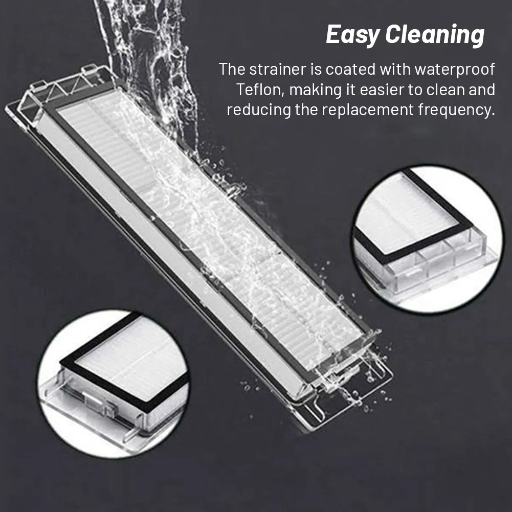 

Roll Main Side Brush Filter Mop Cloths For Xiaomi Roborock S5 MAX S50 S60 S6 MaxV S6 PURE S4 E4 E35 E2 1/1S Robot Vacuum Cleaner
