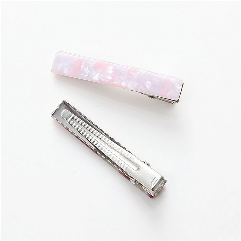 Новые модные заколки для волос из смолы и ацетата женские девочек подарки