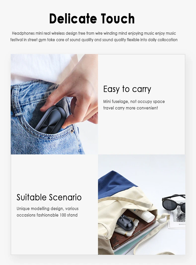 TWS водонепроницаемый стерео мини беспроводной Bluetooth 5 0 наушники гарнитура с