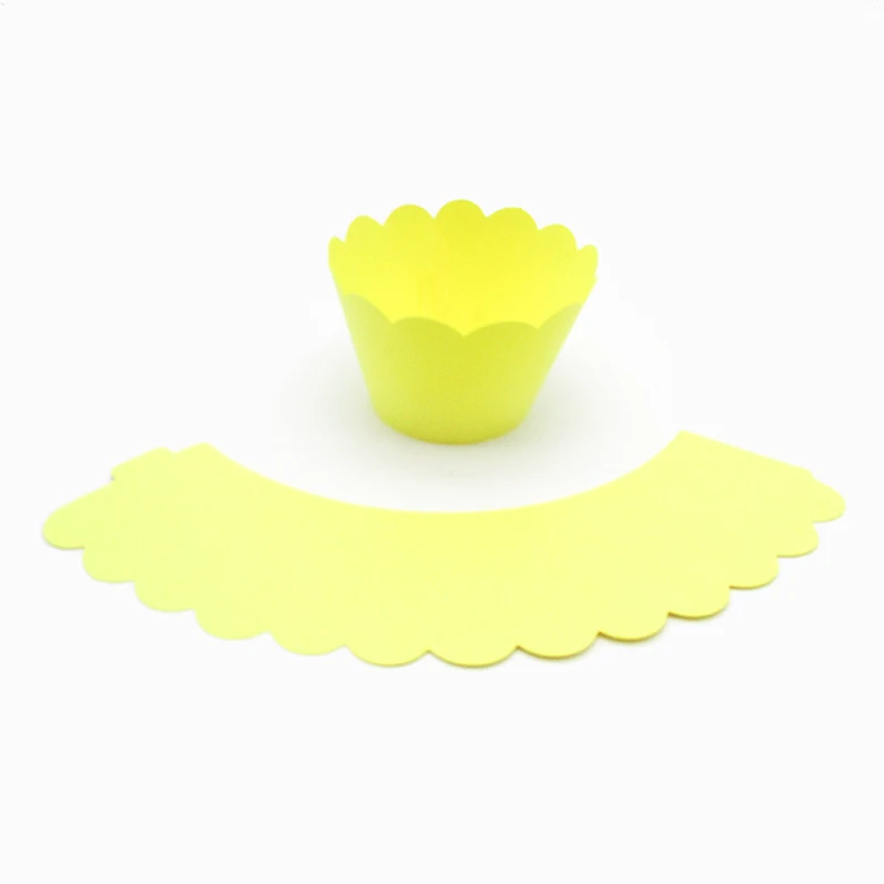 yellow x12pcs 12 шт. полосатая обертка для кексов без Топпер для торта для свадьбы, дня рождения, вечеринки, конфет, украшения, цирк - Цвет: yellow x12pcs