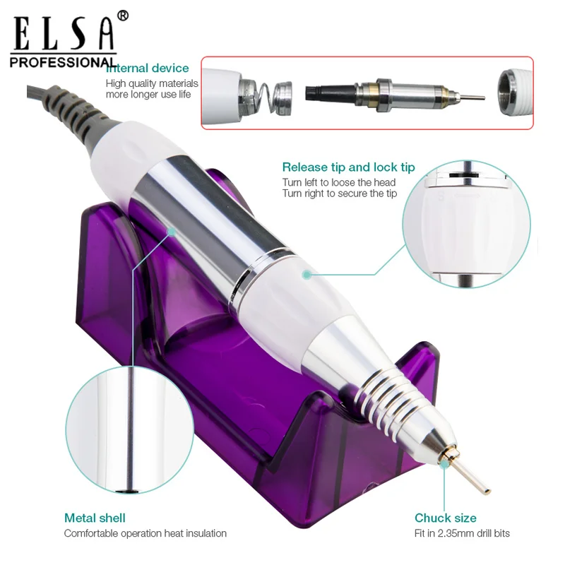 Фрезер Электрический с фрезами для аппаратного маникюра аппарат маникюрный