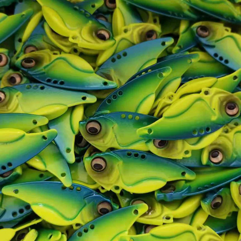 Easyfish 1 шт. Вибрирующая Приманка VIB 7 5 г 11 14 с 3D глазами металлический вибрирующий
