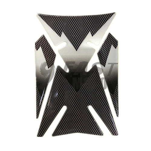

9FastMoto 3D Motorcycle Tank Pad for Honda Suzuki Yamaha Kawasaki Motorbike Racing Fuel / Oil / Gas Tank Decal (Carbon fiber)