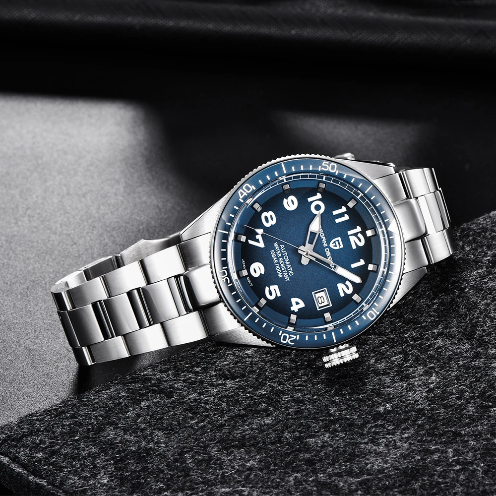 

2020 Luxury Business Sport Mechanical Wristwatch Brand Men Watches Automatic Stainless Steel Waterproof Watch Men
