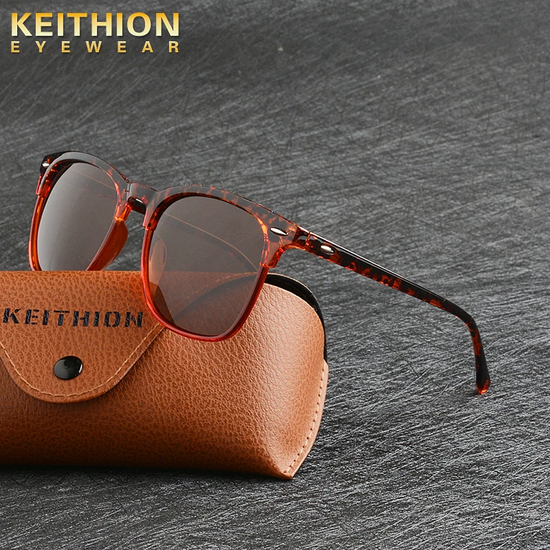 Фото Солнцезащитные очки KEITHION Мужские поляризационные винтажные брендовые