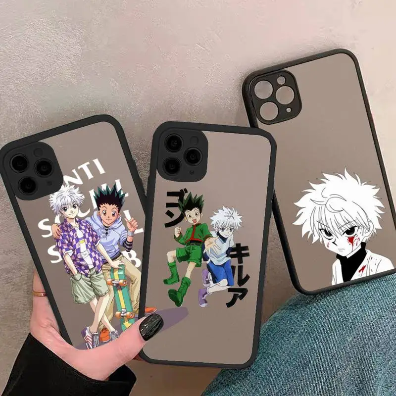 

HUNTER x HUNTER 1 Phone Case matte transparent black For iPhone 7 8 x xs xr 11 12 pro plus mini max Clear Funda